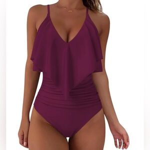 Ruffle One Piece Swimsuit
